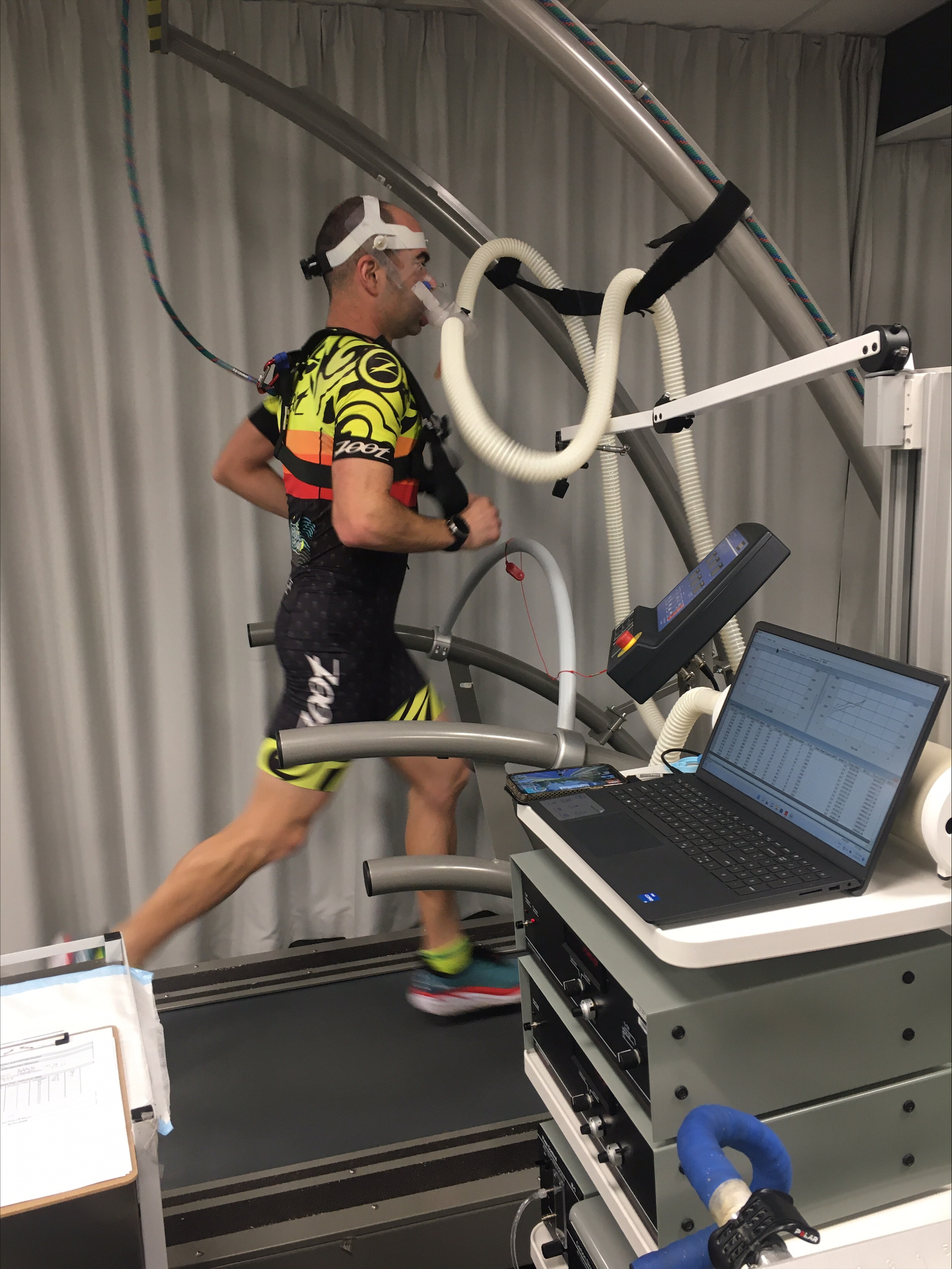 Leighton Wells — VO2max testing in the sport science lab