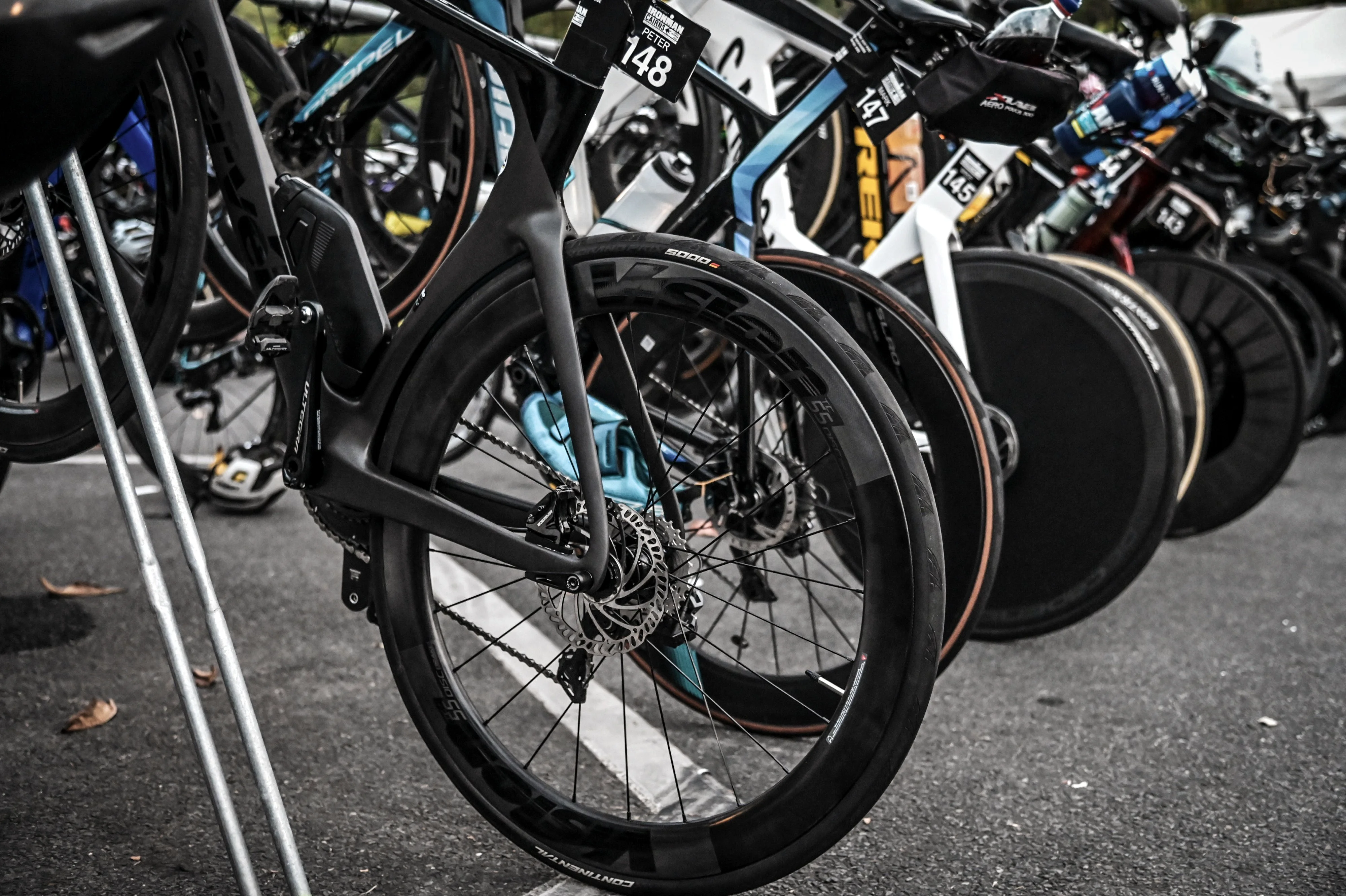 Ironman 70.3 Geelong — run leg action